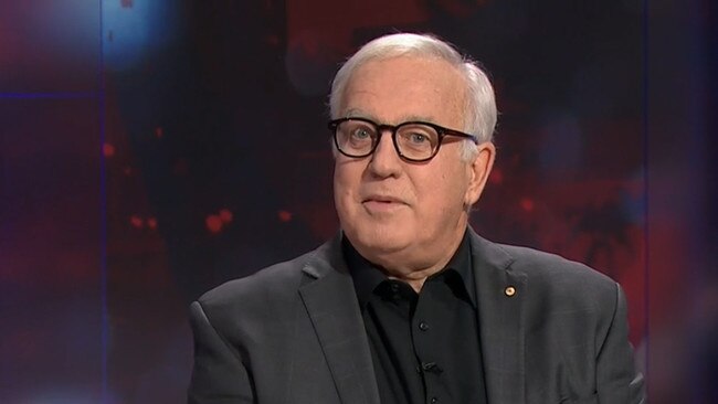 Q & A panellist Finance journalist Alan Kohler said using super for a house deposit relied on the house prices to rise more than super which would be terrible. Picture: ABC