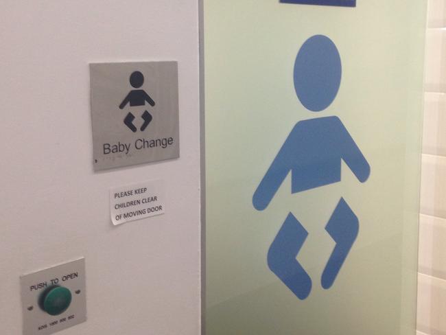 iphone pics of teh parents changing area in Broadway shopping centre