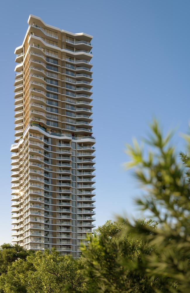 Artist impression of The Rochester, Broadbeach.