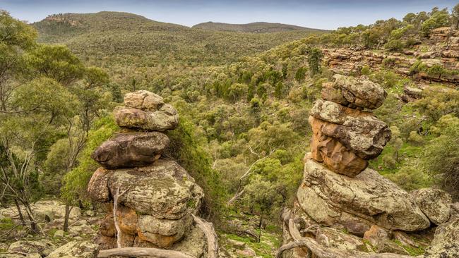 Scenic views across Cocoparra National Park, within a half-hour drive of Griffith. Picture: Supplied