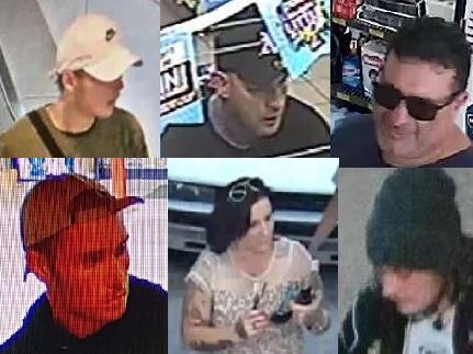 WANTED: Gympie police want to talk to these people about a number of different crimes in the Gympie region over the past year.