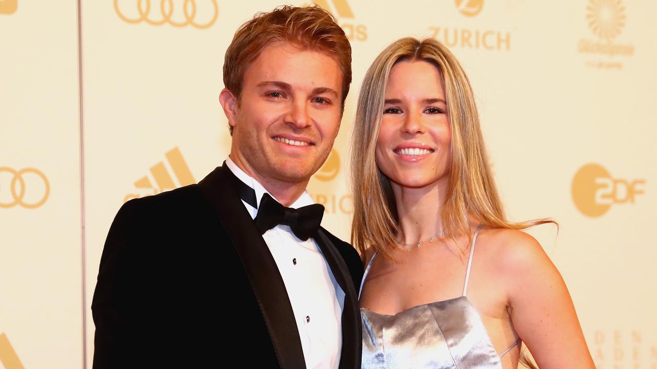 BADEN-BADEN, GERMANY - DECEMBER 18: Nico Rosberg arrives with his iwfe Vivian Rosberg for the Sportler des Jahres 2016 (German Athlete of the Year) gala at Kurhaus Baden-Baden on December 18, 2016 in Baden-Baden, Germany. (Photo by Alexander Hassenstein/Bongarts/Getty Images)