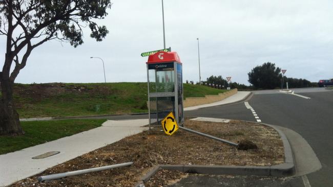 Hoons can sometimes leave a trail of destruction in La Perouse.