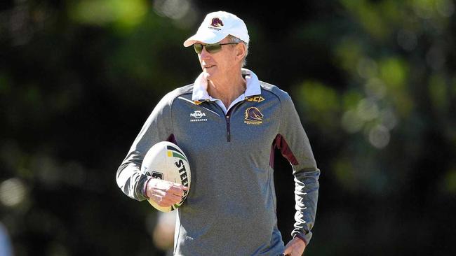 Wayne Bennett will be looking to end the Broncos' title drought. Picture: DAVE HUNT