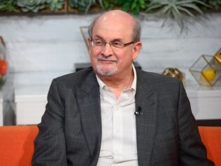 NEW YORK, NEW YORK - SEPTEMBER 03: Salman Rushdie visits BuzzFeed's "AM To DM" on September 03, 2019 in New York City. (Photo by Noam Galai/Getty Images)