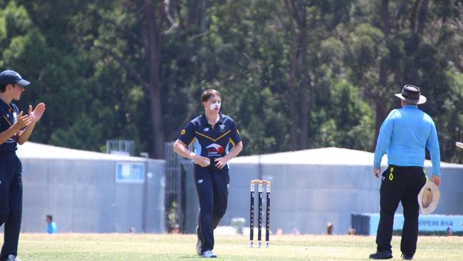 Sam Lewis. Taverners Qld Boys Under 17s action between Valley and Ipswich.