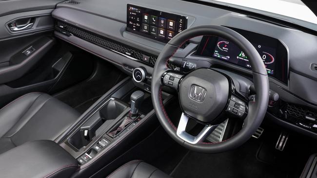 Interior features of the Honda Accord Hybrid.