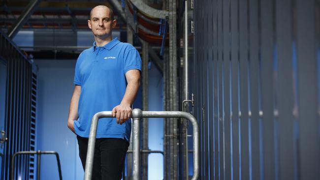 Vincent McLaughlin, AirTrunk’s head of data centre operations. Picture: Richard Dobson