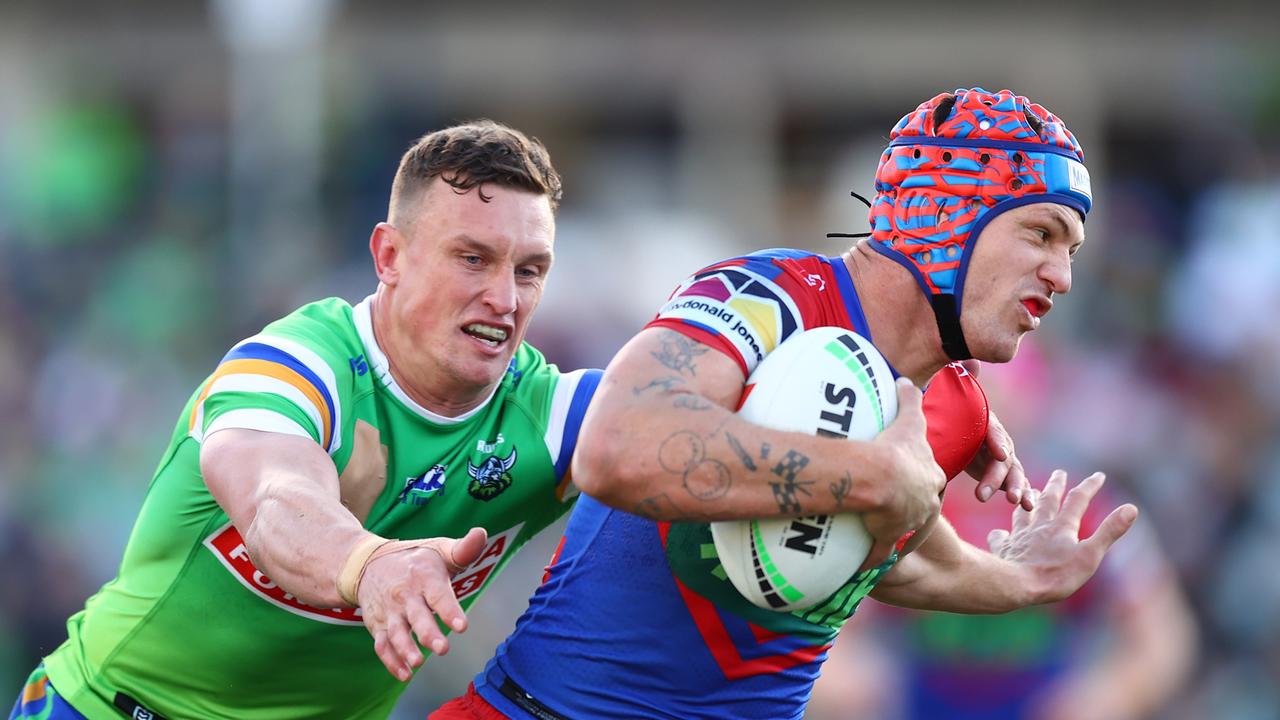 Ponga (right) has been one of the competition’s best players in 2023. (Photo by Mark Nolan/Getty Images)