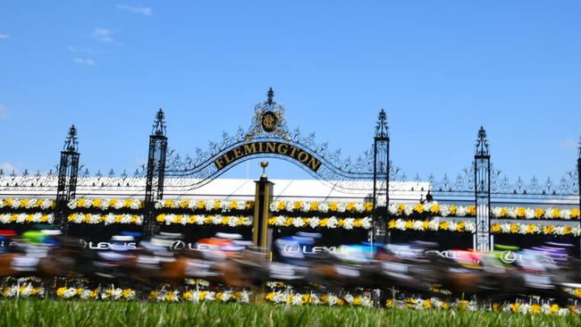 As a mystery case of Covid-19 threatened to foil the state’s latest return out of lockdown, the stewards of Flemington were sending out their annual invoices calling on members to renew for 2021-22. Picture: Getty Images