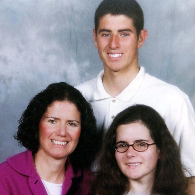 Passy Reyes, right, pictured with her mother Margaret and brother Chris. Picture: Supplied