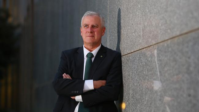 New Nationals Leader Michael McCormack at Parliament House in Canberra. Picture: Kym Smith