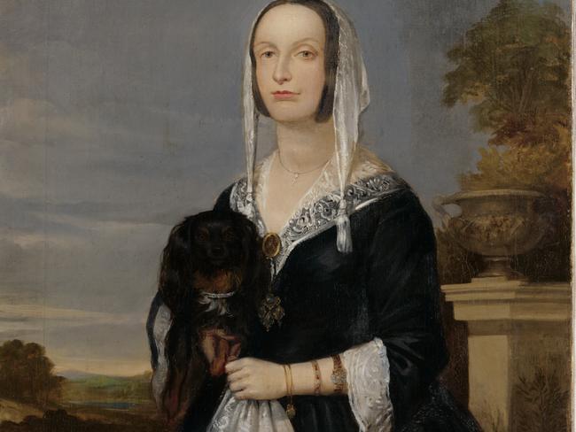 1847 portrait of Mary Bligh/Lady O'Connell by William Nicholas. Photo: National Library of Australia.