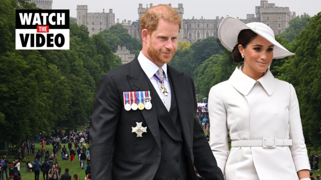 Harry and Meghan ‘rushed’ out of Queen’s Jubilee event