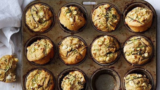 Zucchini and feta muffins – nice!