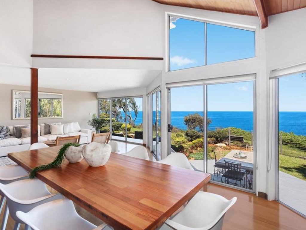 The clifftop property has unobstructed ocean views. Picture: Realestate.com.au