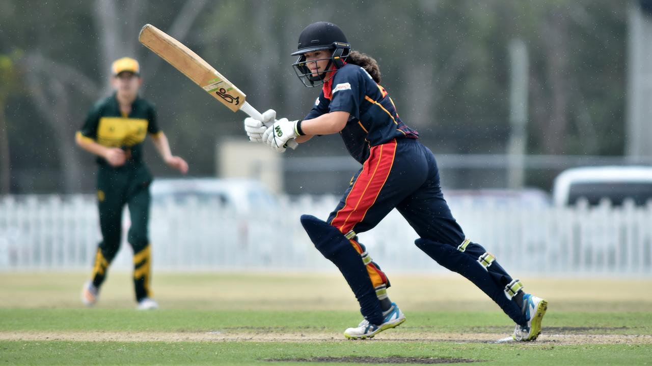 Mikayla Wrigley in action for the Sunshine Coast Scorchers.