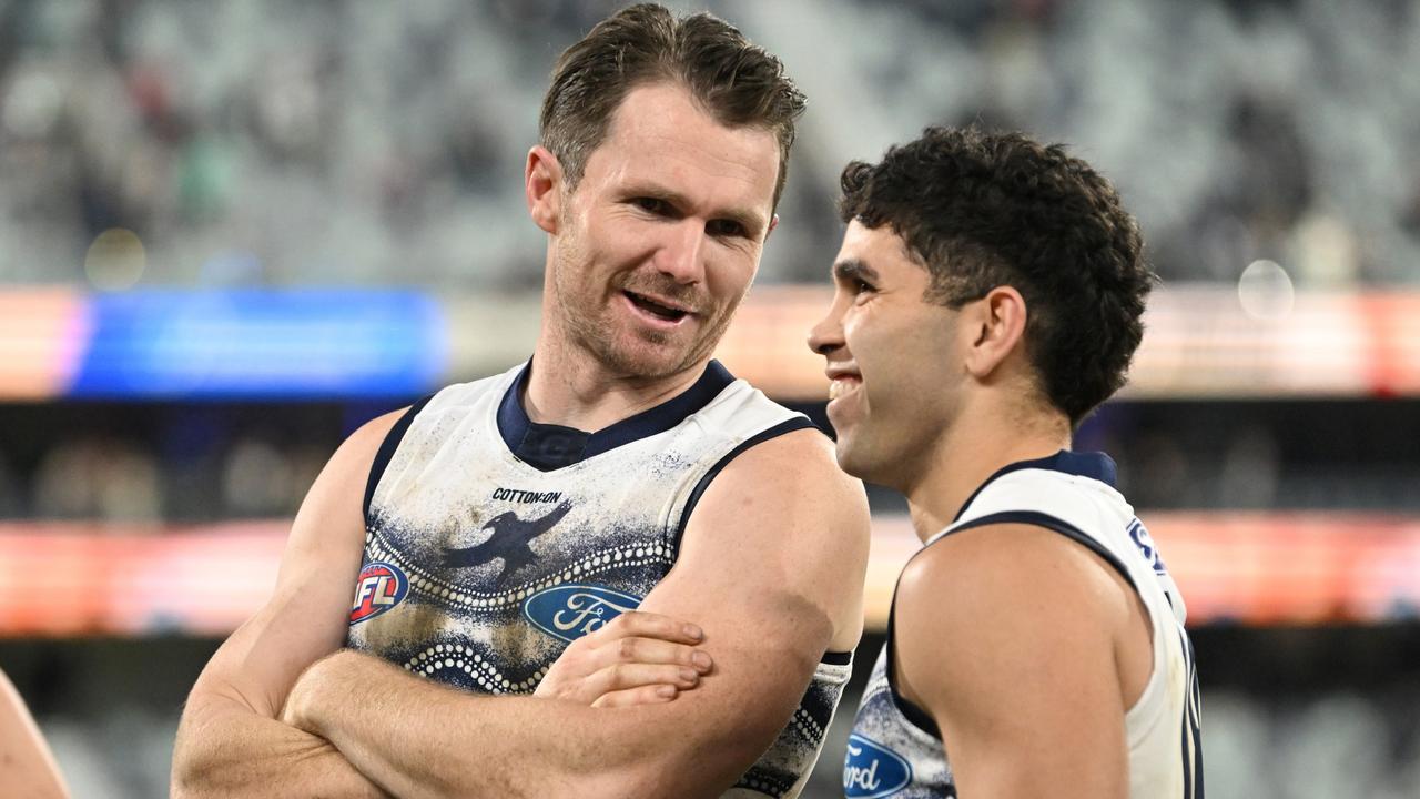 Patrick Dangerfield has not enjoyed his time on the sidelines. Picture: Getty Images