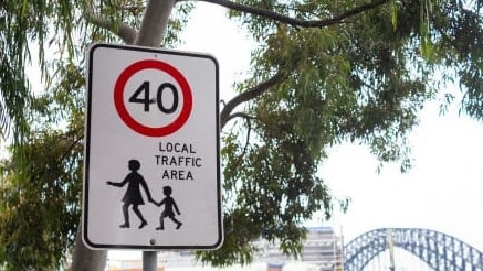 The City of Sydney announced last week it was lowering its general speed limit from 50km/h to 40km/h. Picture: Chris Southwood