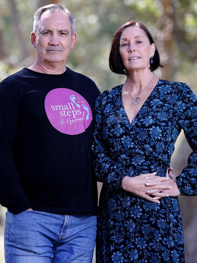 Hannah Clarke's parents Lloyd and Sue Clarke