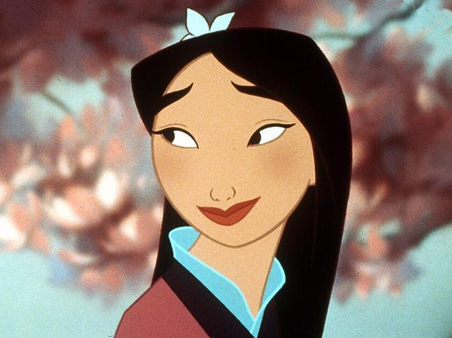 Scene from 1998 animated Disney film "Mulan".