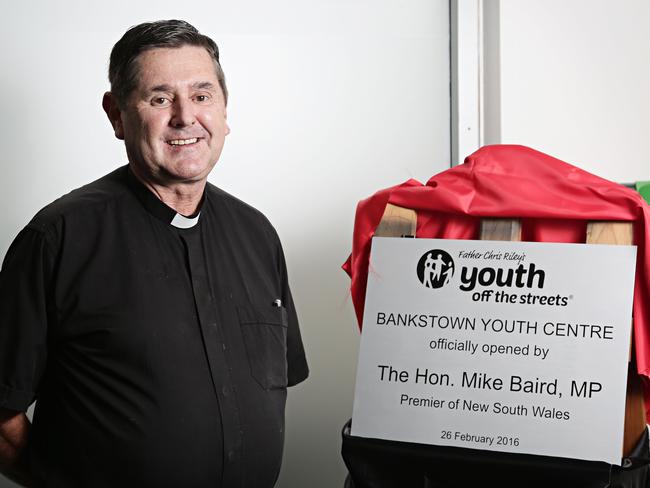 Father Chris Riley from Youth off the Streets in Bankstown. Adam Yip/ Canterbury-Bankstown Express