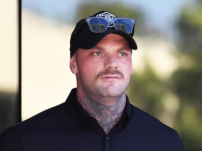 Brandon Scott Lee Francis leaves Maroochydore Court House. Picture: Patrick Woods.