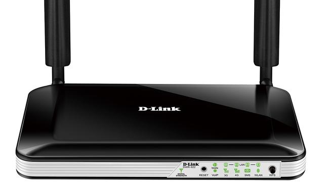 Portable hotspot ... D-Link’s DWR-922 router features a SIM card slot to create a mobile hotspot.