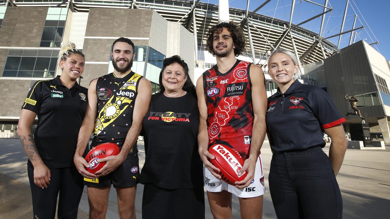 Richmond, Essendon team up for Treaty for Victoria at Dreamtime at the ...