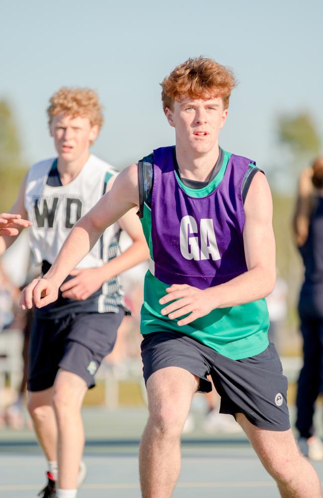 Matthew Flinders netball talent Cooper Wilson.