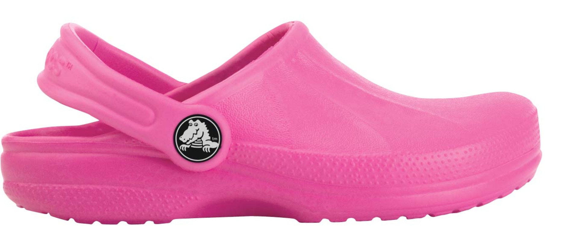 Pink crocs hot sale without holes