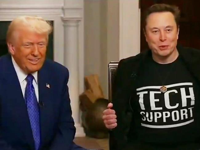 Donald Trump and Elon Musk.