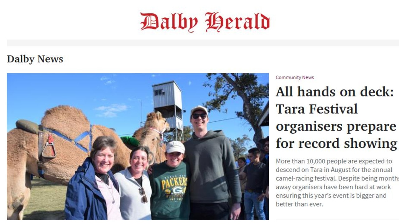 Dalby Herald homepage where you can find all the latest news from the Western Downs.