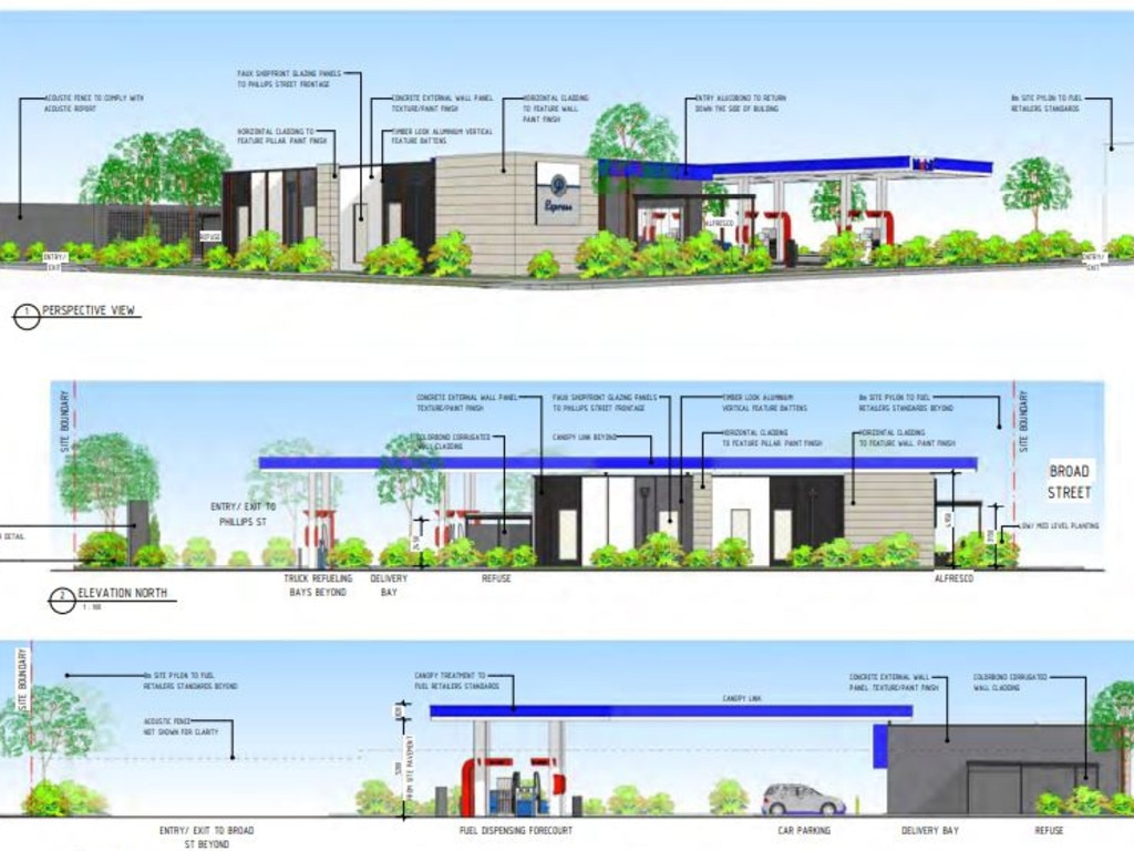 A new service station has been proposed for Broad St in Sarina. Picture: Mackay Regional Council