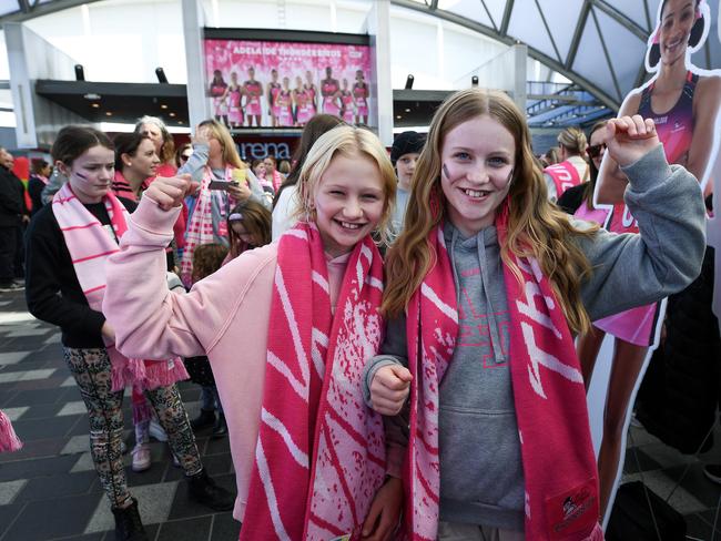 The Thunderbirds’ Pink Army has grown further in 2024. Picture: Mark Brake/Getty Images