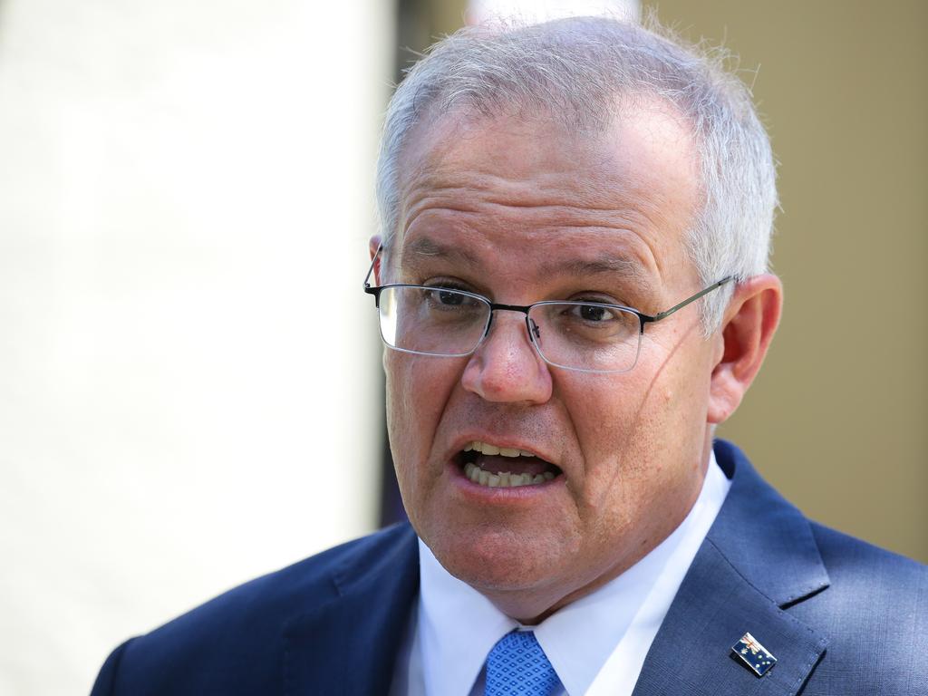 Scott Morrison said he was briefed on the allegations in the document but did not read it himself. Picture: NCA NewsWire / Gaye Gerard