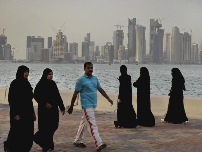 Doha has found itself cut off from its Gulf neighbours. Picture: Kamran Jebreili, File)