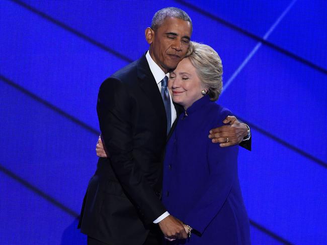 Hillary Clinton said she spoke to US President Barack Obama after losing the election. Picture: AFP/Saul Loeb