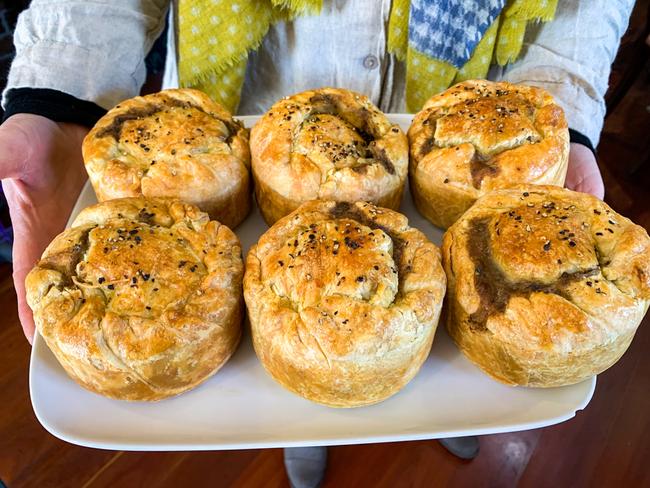 Alapaca meat pies are The Glass Cafe’s speciality dish. Picture: Jenifer Jagielski