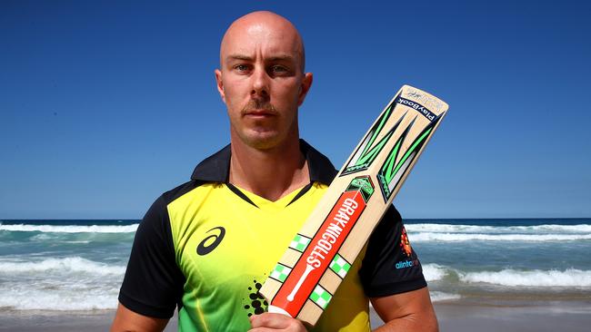 Chris Lynn staying positive despite run of outs. Picture: Adam Head