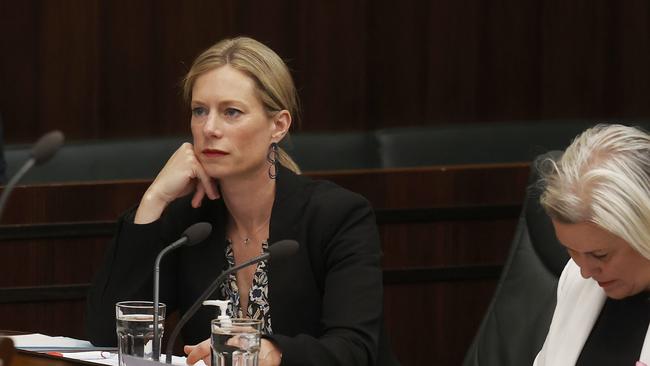 Labor leader Rebecca White. Question time in the Tasmanian parliament. Picture: Nikki Davis-Jones