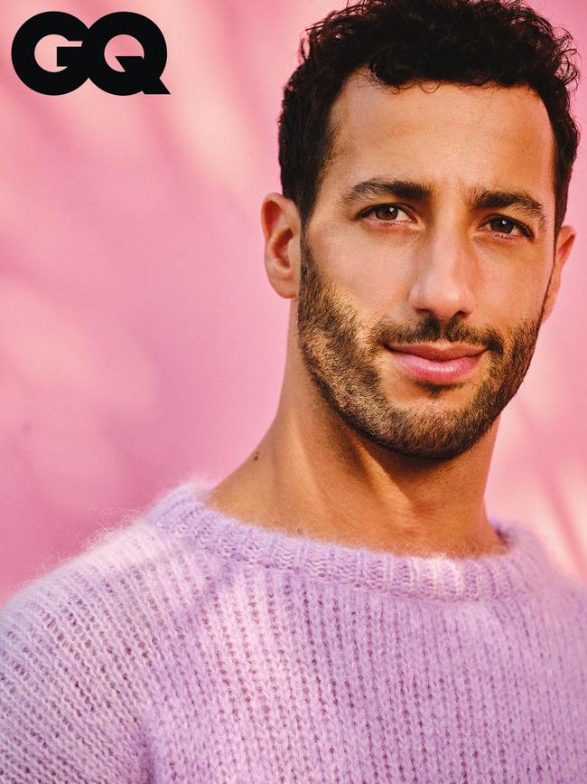 Daniel Ricciardo in the GQ November/December issue. Picture: Tom Sloan