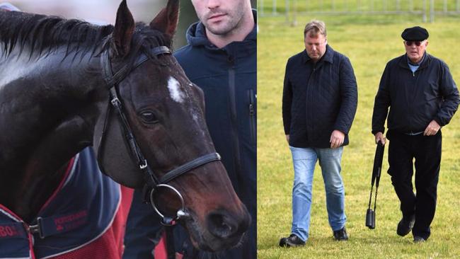 Nick Williams and father Lloyd (right) are wary of the form of Max Dynamite in the Cup.