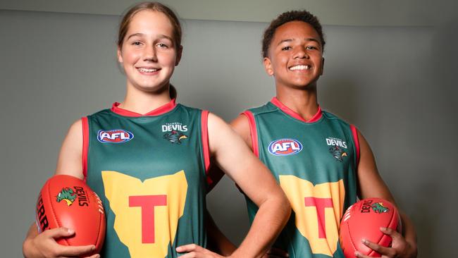 The foundation jumpers will be on sale from Friday. Picture: Linda Higginson / Tasmania Football Club