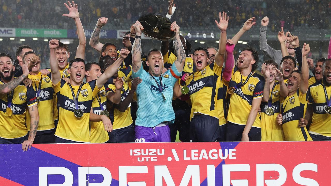 Football news 2024 Central Coast Mariners win ALeague premiership, on