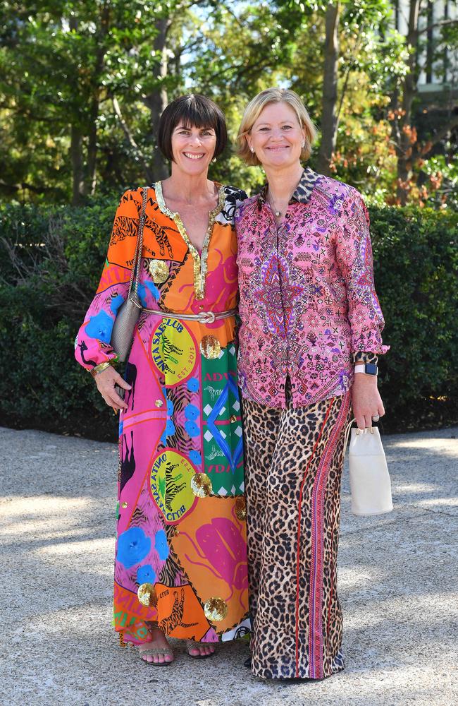 Sherrin Foley and Tracey Sheehan at the Youngcare Women's Lunch at River Plaza, State Library of QLD, South Brisbane. Friday June 4, 2021 Picture, John Gass