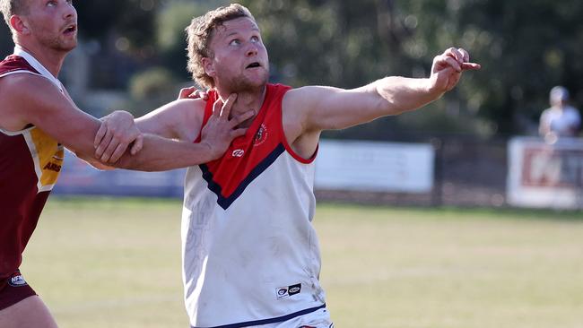 Diamond Creek ruckman Nick Barro. Picture: George Sal