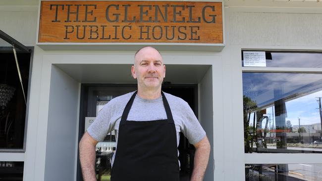 Aaron Smith from Glenelg Public House. Picture Glenn Hampson