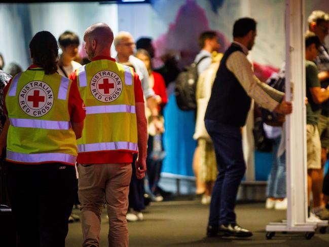 Passengers arrive on a French Government flight from Noumea at Brisbane International Airport in Brisbane on May 22, 2024. Picture: AFP