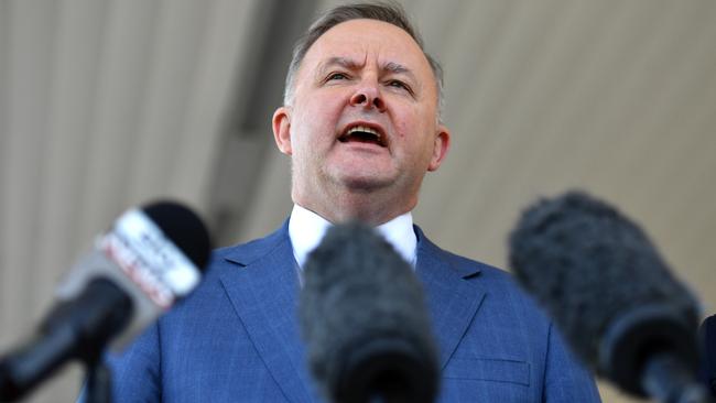 Anthony Albanese has been seen as a potential thorn in Bill Shorten’s side. Picture: AAP